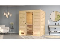 Weka Sauna z masívneho dreva 38 mm Valida 2 so sklenenými dverami