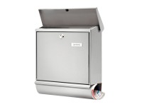 Burg Wächter Poštová schránka + priečinok súpravy Comfort 39130 ušľachtilá oceľ