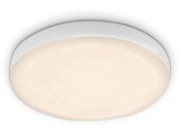 Briloner Vstavané LED svietidlo Plat biele, 1 ks, pr. 10 cm, teplé biele
