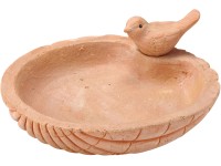 Záhradné vtáčie náustok terakota prírodná 26 x 31 x 10,5 cm
