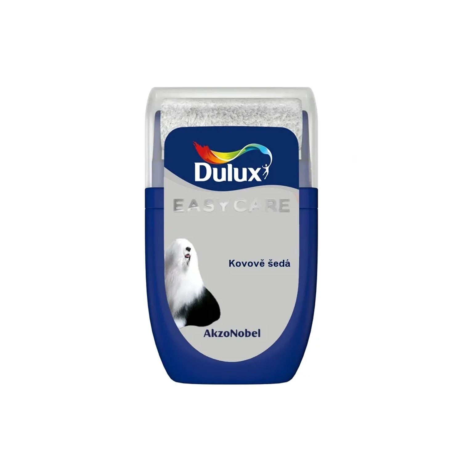 E-shop Dulux Tester, interiérová emulzná farba EasyCare kovovo sivá 30 ml