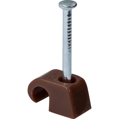 LUX-TOOLS Expresné príchytky pr. 4 mm - 7 mm hnedé, 50 ks