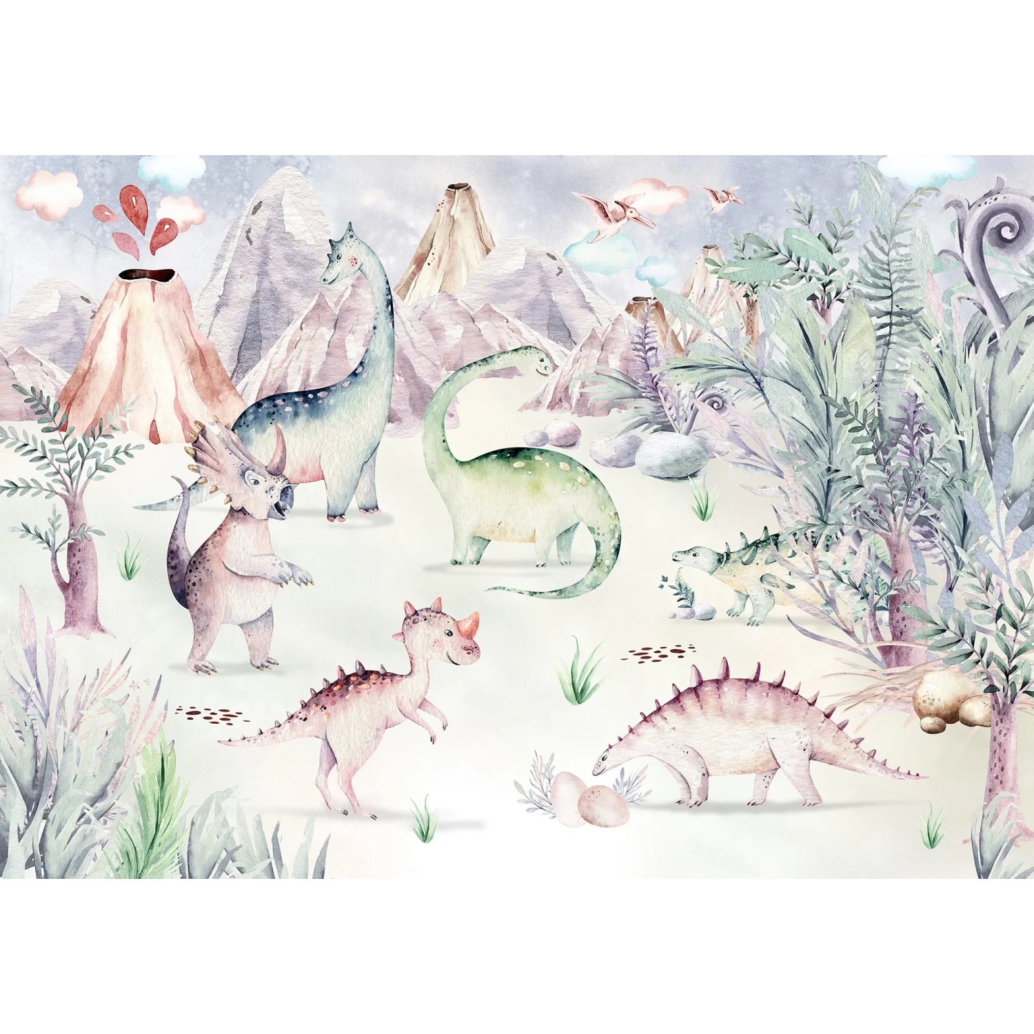 E-shop Komar Vliesová fototapeta Dino Playground 400 x 280 cm