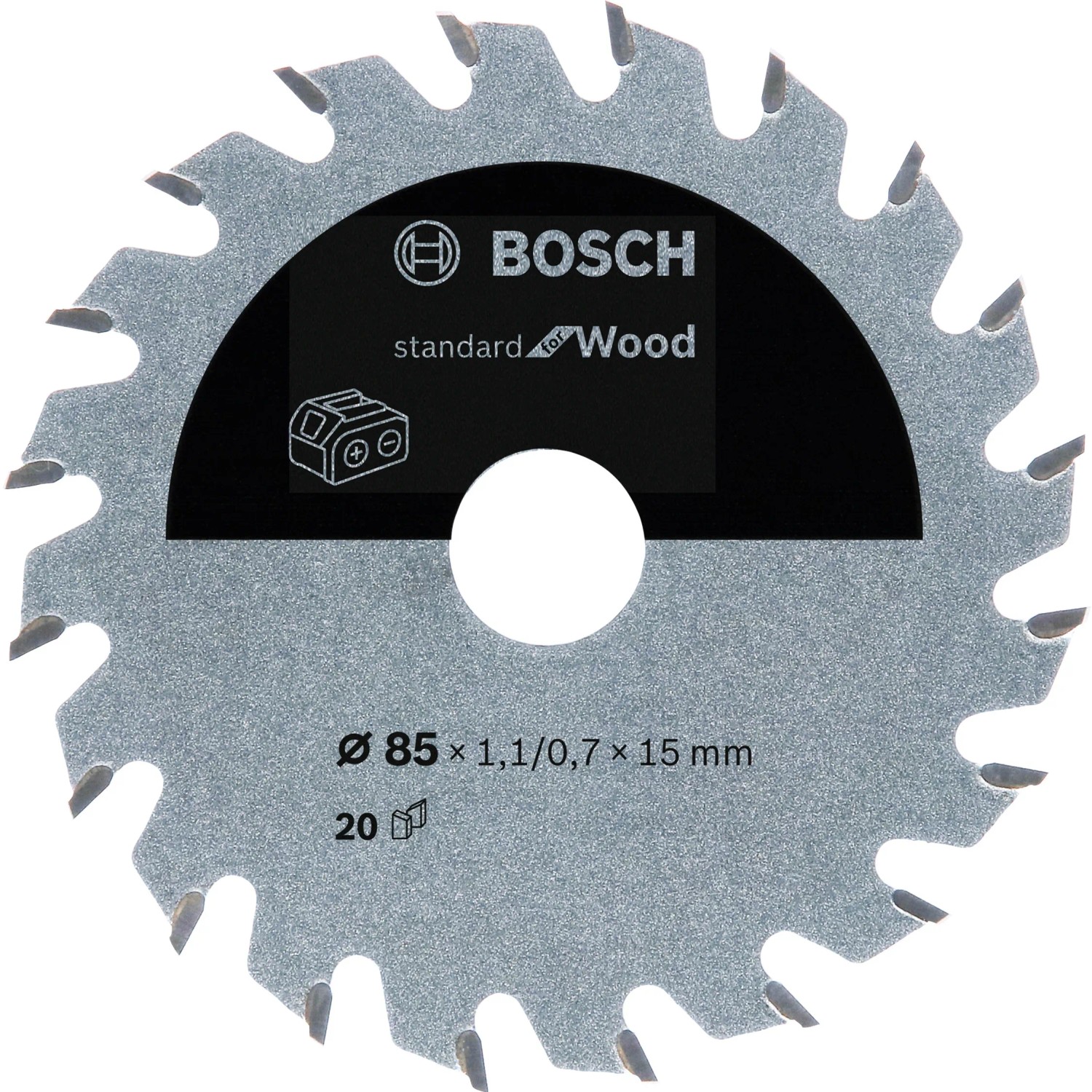 E-shop Bosch Pílový rezný kotúč pre aku píly Standard for Wood, pr. 85 x 15 mm