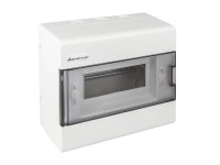 Modulová rozvodnica na omietku SRn-8 (N+PE) dymová, IP40