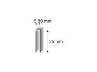 RON Spony stolárske 343/25 BL, dĺžka 5,8 x 25 mm, 600 ks