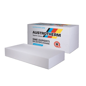 Biele izolačné dosky Austrotherm EPS Penové izolácie, detailný pohľad.