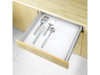 Protišmyková podložka biela 150 x 50 cm