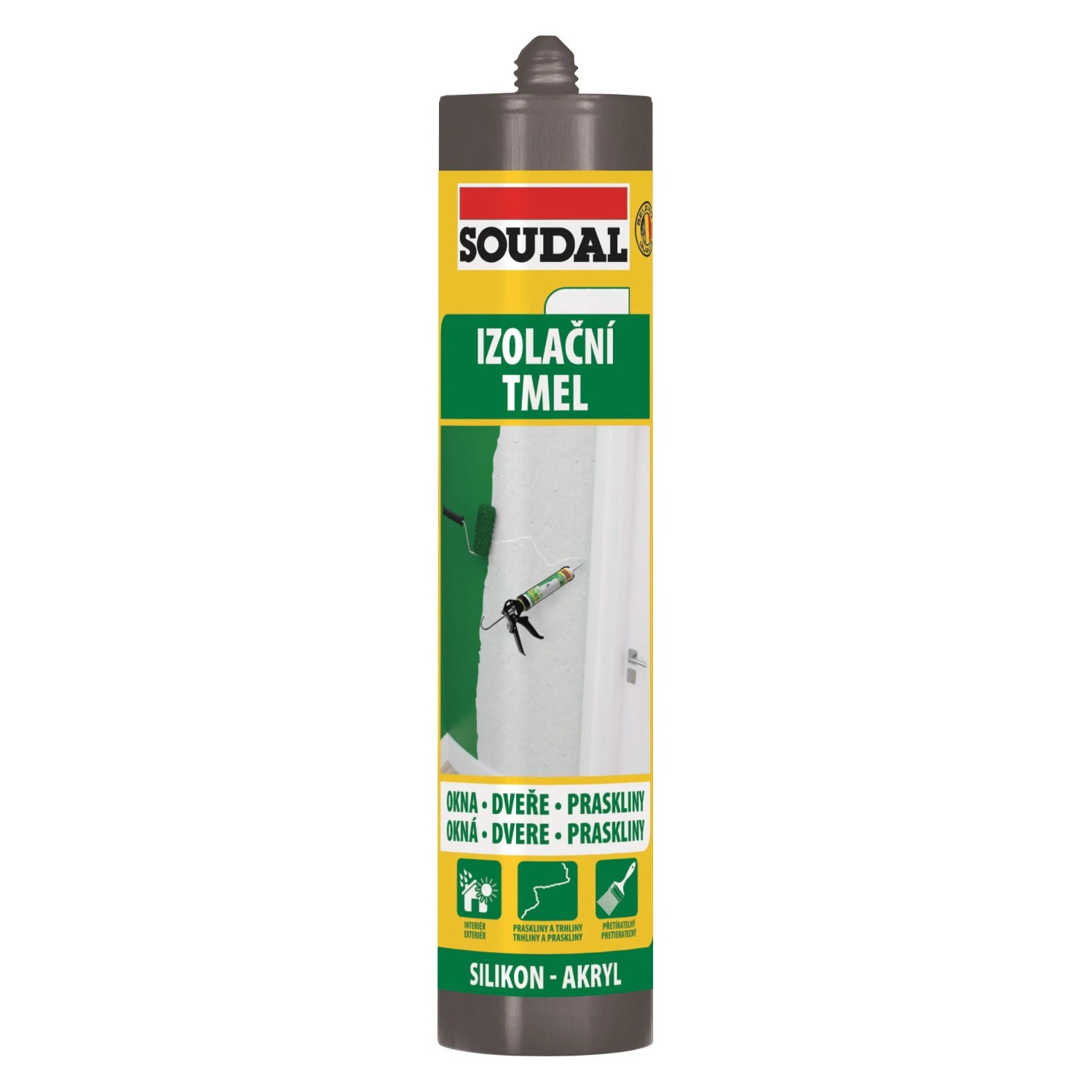 E-shop SOUDAL Izolačný tmel 280 ml šedý