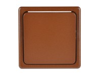 SEZ Jednopólový spínač Standard DS 1101-1 HP škoricový 28 x 82 x 82 mm