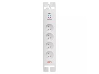Emos Prepäťová ochrana 900J, 4 zásuvky, biela, 2 m