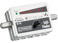 Schwaiger Vyhľadávač satelitného signálu 6 LED zvuk Schwaiger Vyhľadávač satelitného signálu 6 LED zvuk