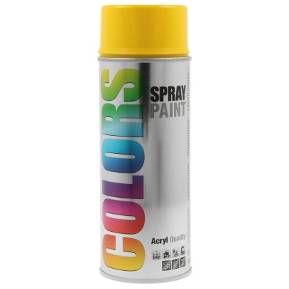 Lak v spreji COLORS RAL 1023 dopravná žltá lesklá 400 ml
