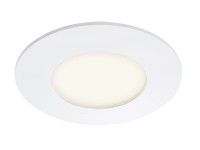 Briloner LED vstavané svietidlo FLAT IN biele, 3 ks, 85 x 25 mm