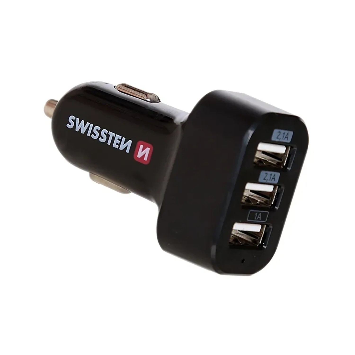 E-shop SWISSTEN Nabíjačka USB-A 12/24V, 5,2 A, 3x USB-A