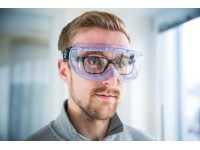 LUX-TOOLS Ochranné okuliare priehľadné s pružným pásikom