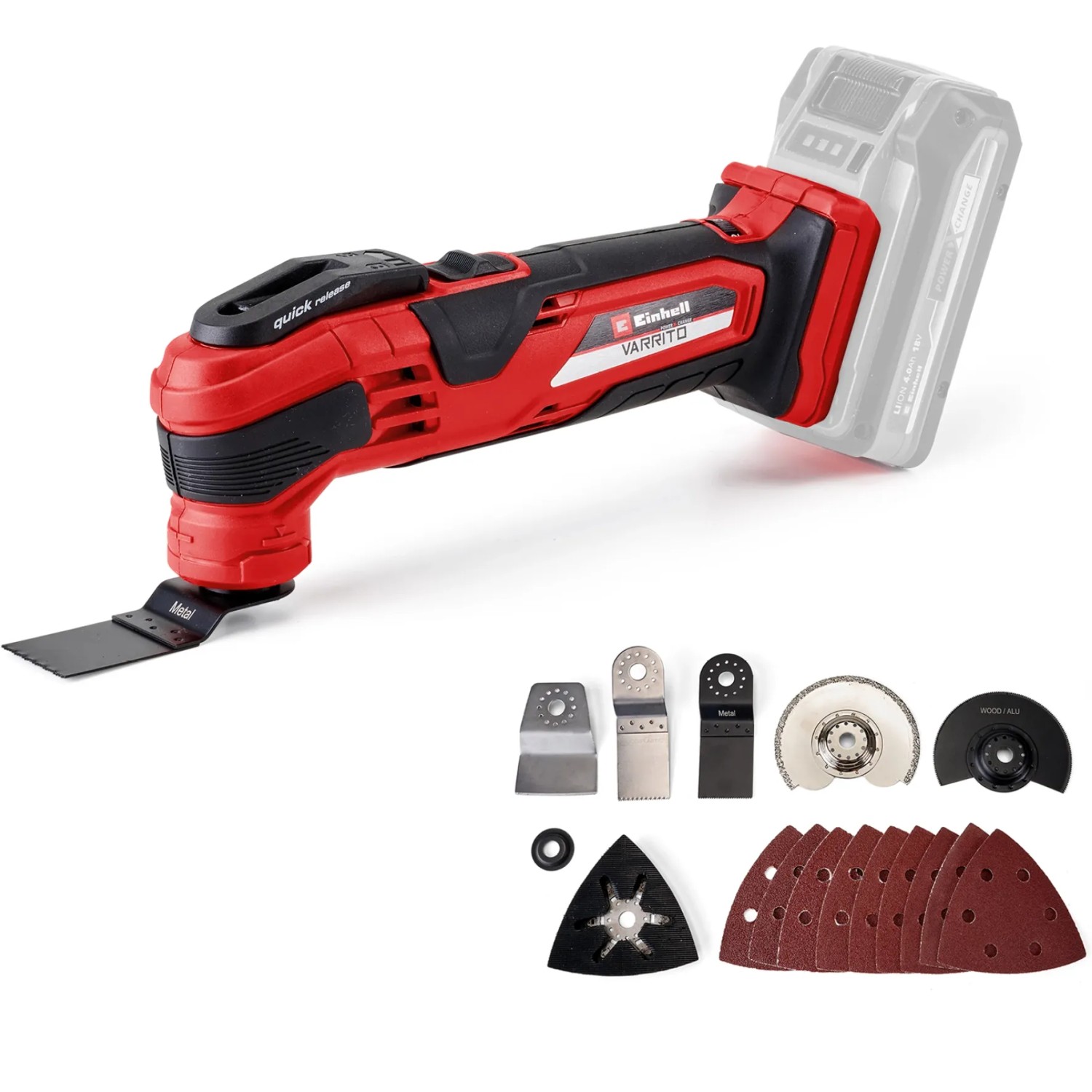 E-shop Einhell Power X-Change Aku multifunkčný prístroj VARRITO Solo