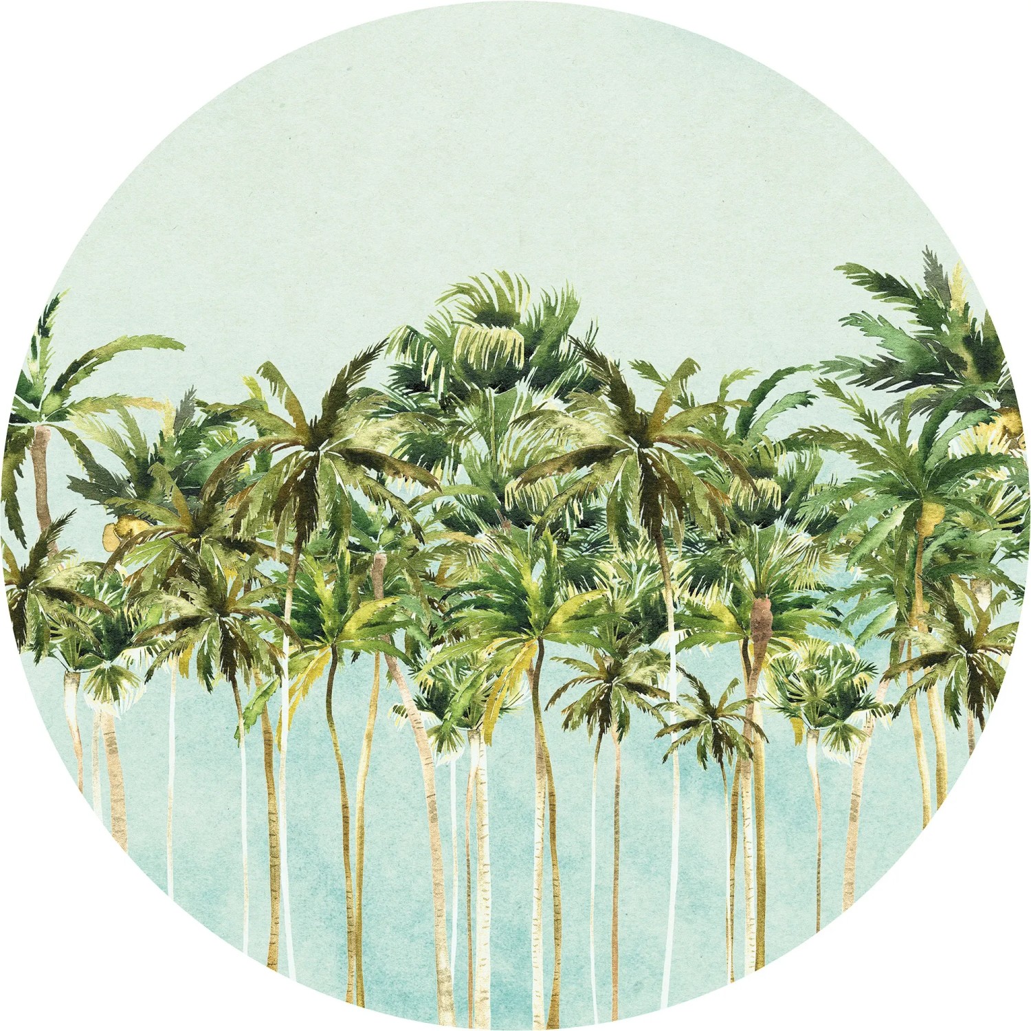 E-shop Komar Samolepiaca vliesová fototapeta Dot Coconut Trees pr. 125 cm