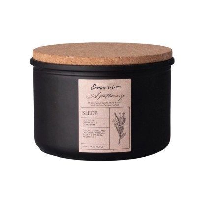 Emocio Vonná sviečka s 3 knôtmi a s korkovým viečkom Sleep 123 x 80 mm
