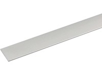 Arcansas Plochý profil hliníkový strieborný eloxovaný 15 x 2 x 1000 mm