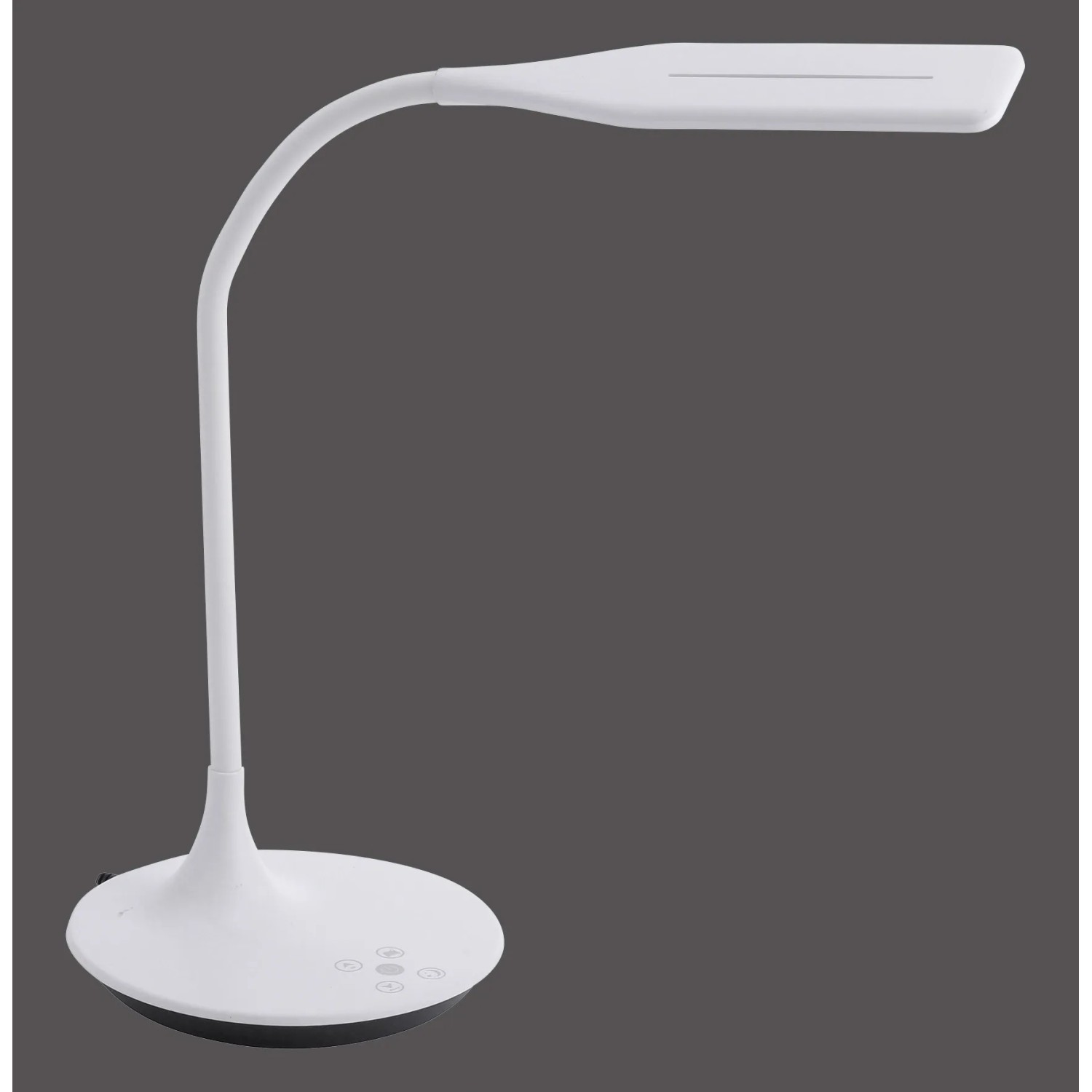E-shop Just Light. Stolná LED lampa Rafael, 5W, 600 lm, 2700-6000K, biela, 50,5 x 67 cm