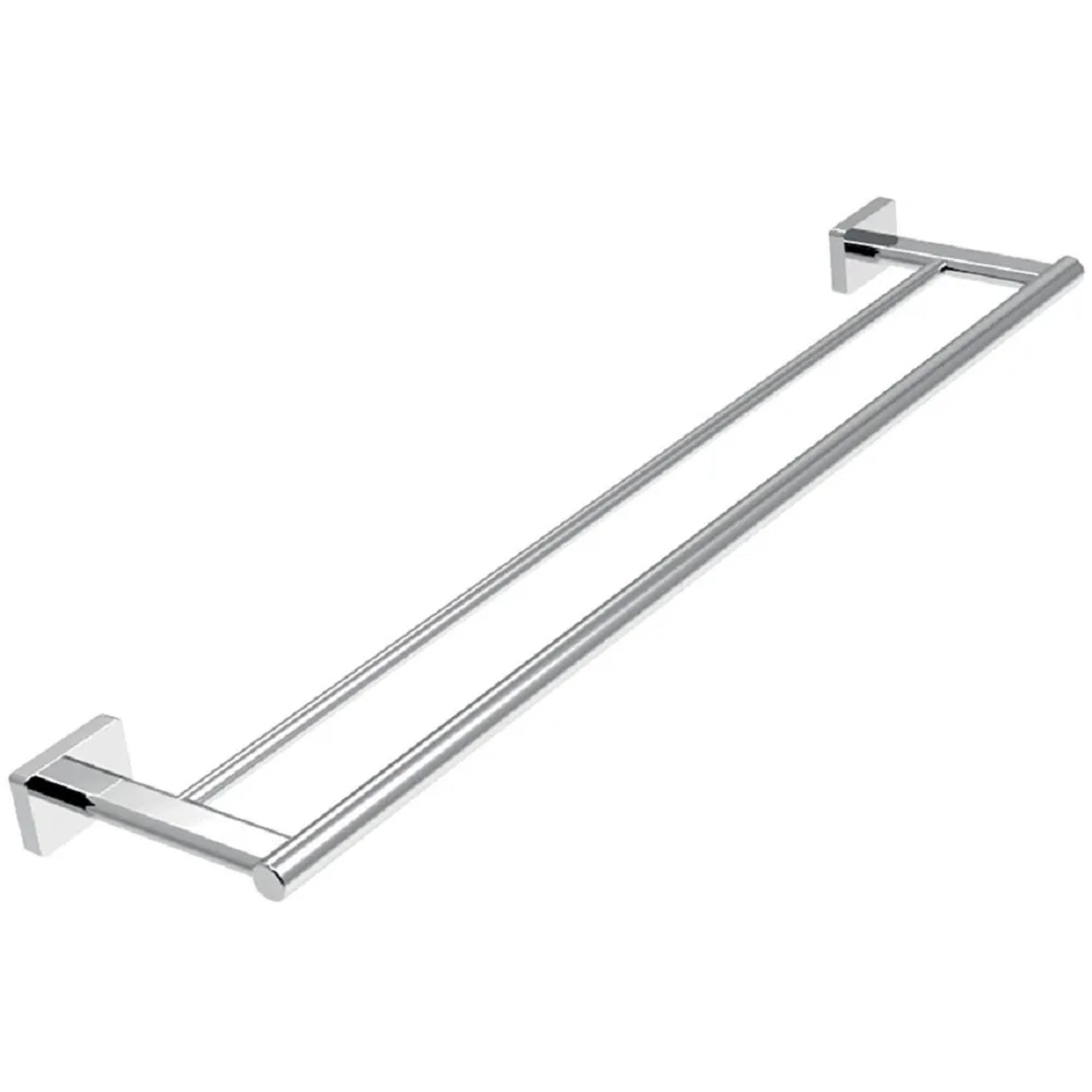 E-shop Novaservis Dvojitý držiak uterákov Ferro Greta, chróm, 600 mm