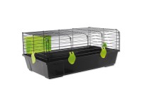 SMALL ANIMALS Klietka pre králiky a morčatá MAŤ čierna/zelená 80 x 46 x 35 cm