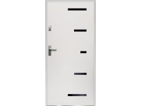 O.K. DOORS Oceľové vchodové dvere SPARTA P55 biele 90 P