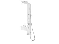 Sanotechnik Sprchový stĺp Ibiza strieborný 135,7 x 37,5 x 52 cm