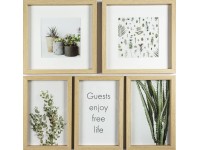 FALC Multirám na 5 fotiek, prírodný, 10 x 15 cm