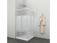 Sanotechnik Sprchovací kút bez vaničky TTW80S, štvorec, 80 x 80 x 180 cm