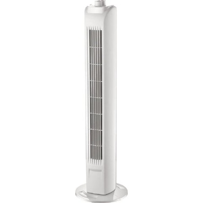 Ventilátor stĺpikový s casovačom, 3 stupne, 40W, biely, 80 cm x pr. 22 cm