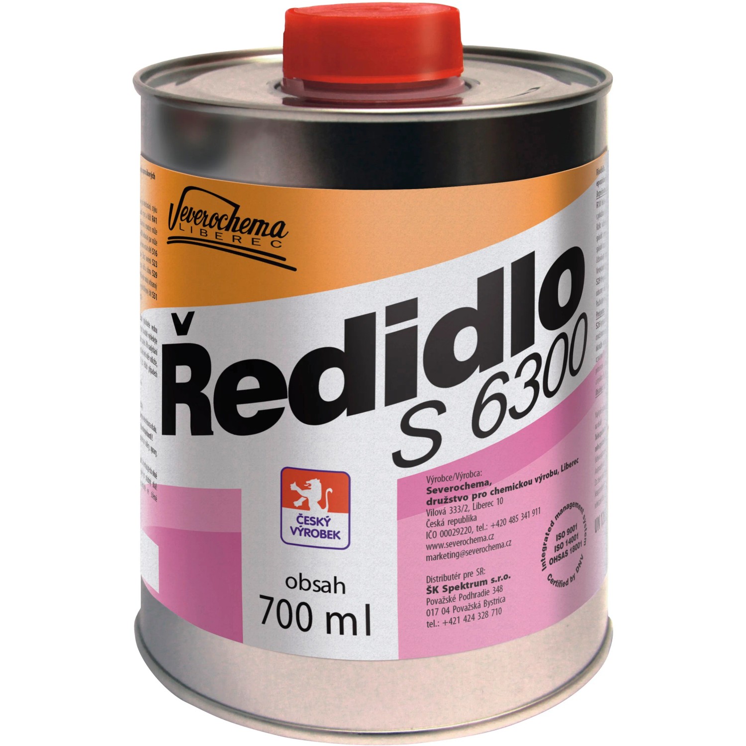 E-shop Severochema Riedidlo S 6300, 700 ml
