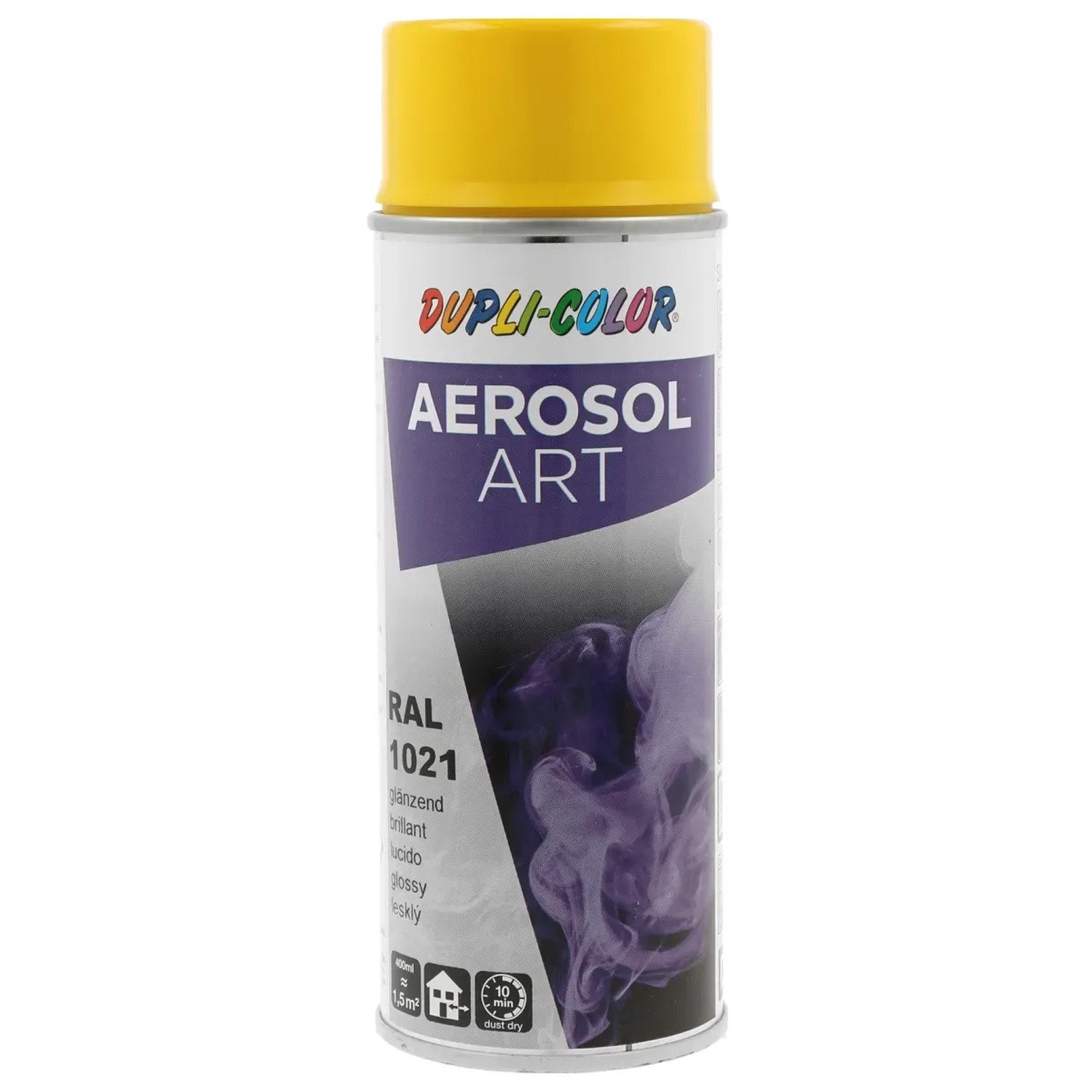 E-shop DUPLI-COLOR Lak v spreji AEROSOL ART (1021) žltá horčičná 400 ml