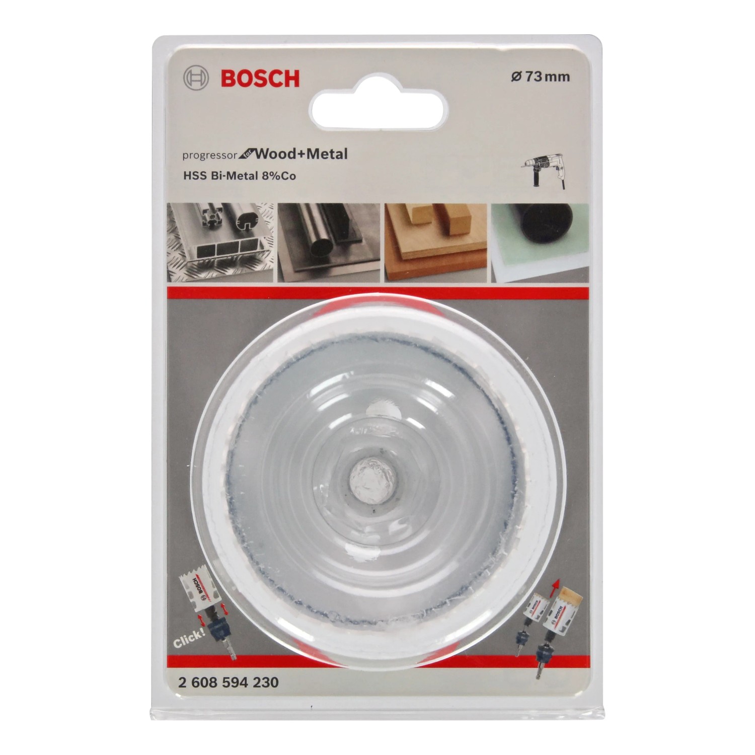 E-shop Bosch Dierovacia píla for Wood and Metal, pr. 73 x 44 mm