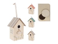 Koopman Drevená vtáčia búdka, rôzne druhy, 16,5 x 10 x 21,5 cm