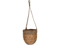 Závesný kvetináč z morské trávy s polyetylénovým vreckom, pr. 16 x 15 cm