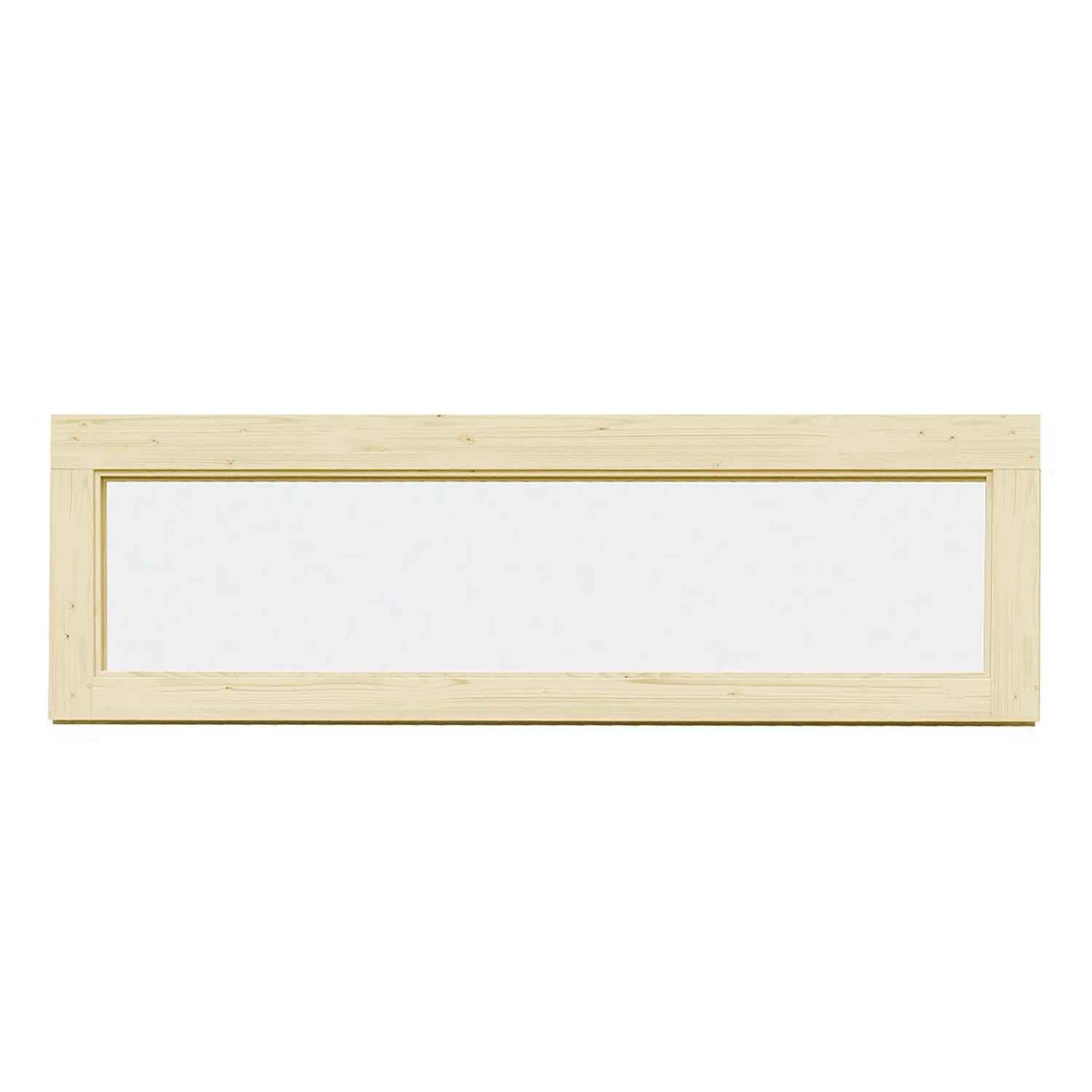 E-shop Weka Pevné okno pre drevený záhradný domček Batu, prírodné, 150 x 45 cm