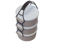 Plastový jedlonosič, 3x 1,0 l