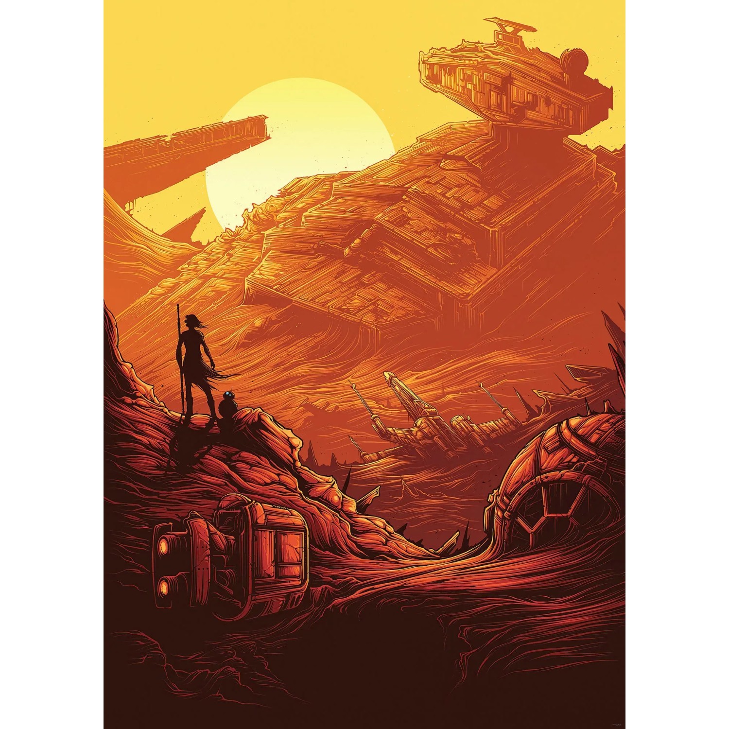 E-shop Komar Vliesová fototapeta Star Wars Star Destroyer 200 x 280 cm