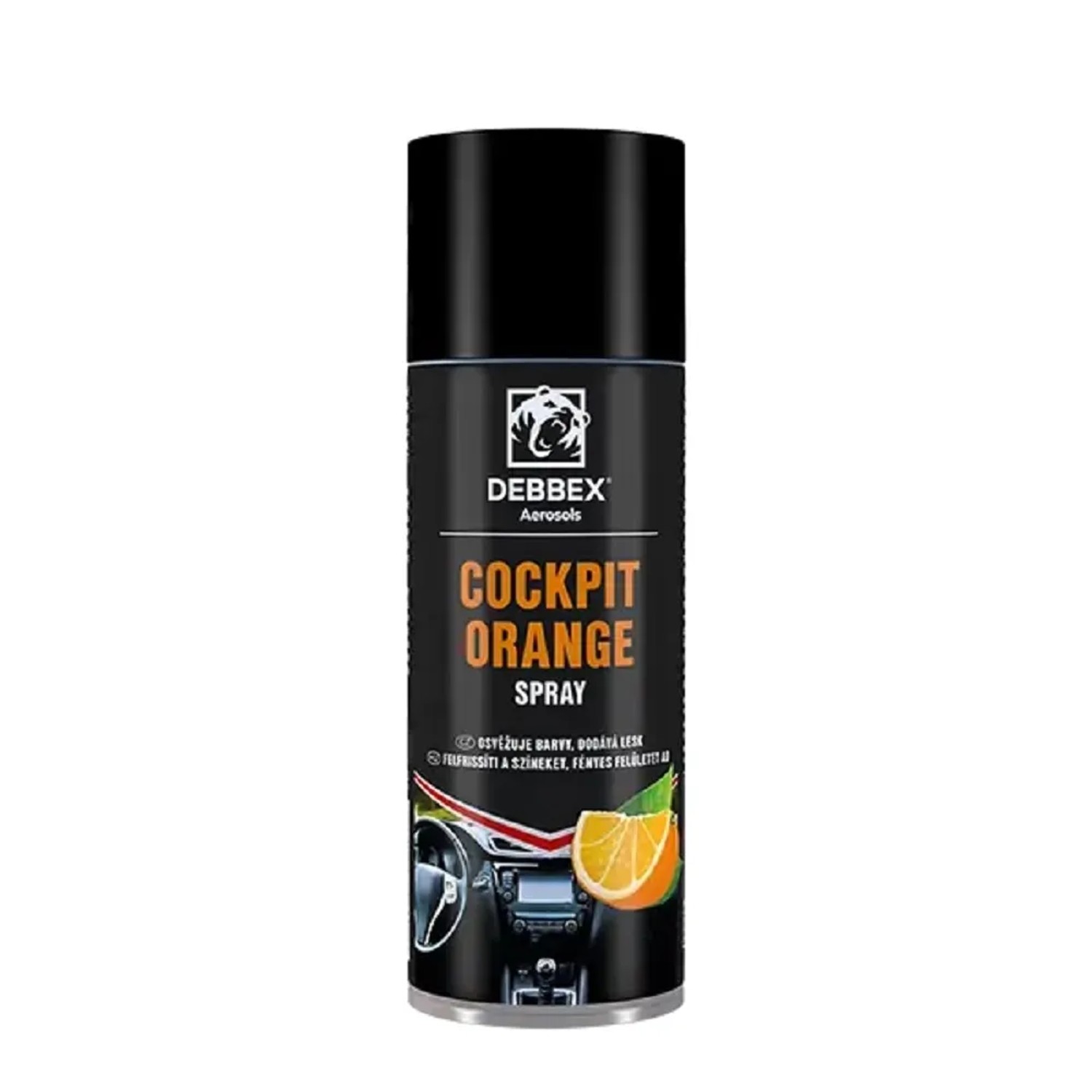 E-shop DEBBEX Cockpit spray, pomaranč, 400 ml