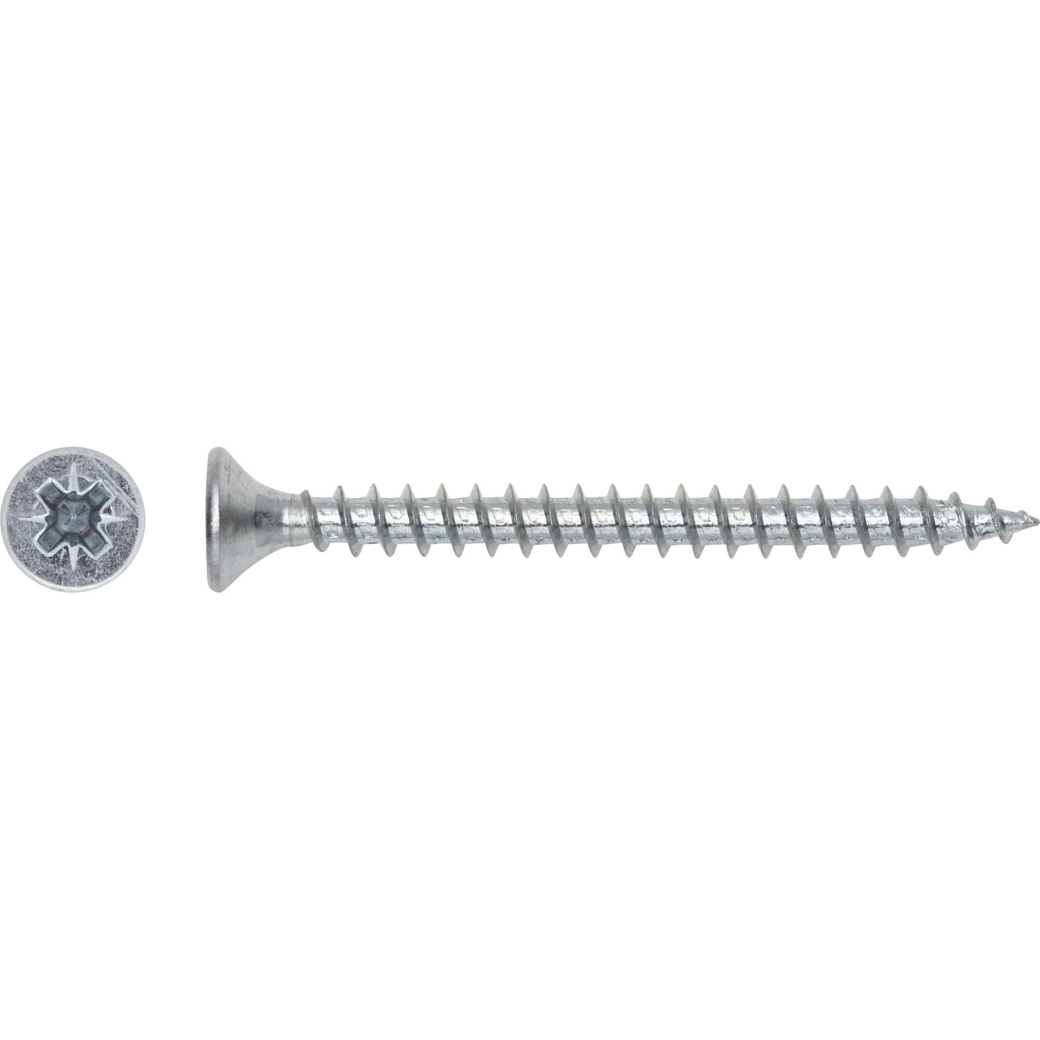 E-shop Uni skrutky so zápustnou hlavou TX10 plný závit bielo pozink. 3x12 mm, 100 ks