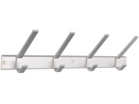 Háčiková lišta kovová, vzdialenosť otvorov 2 mm x 216 mm prírodná matná