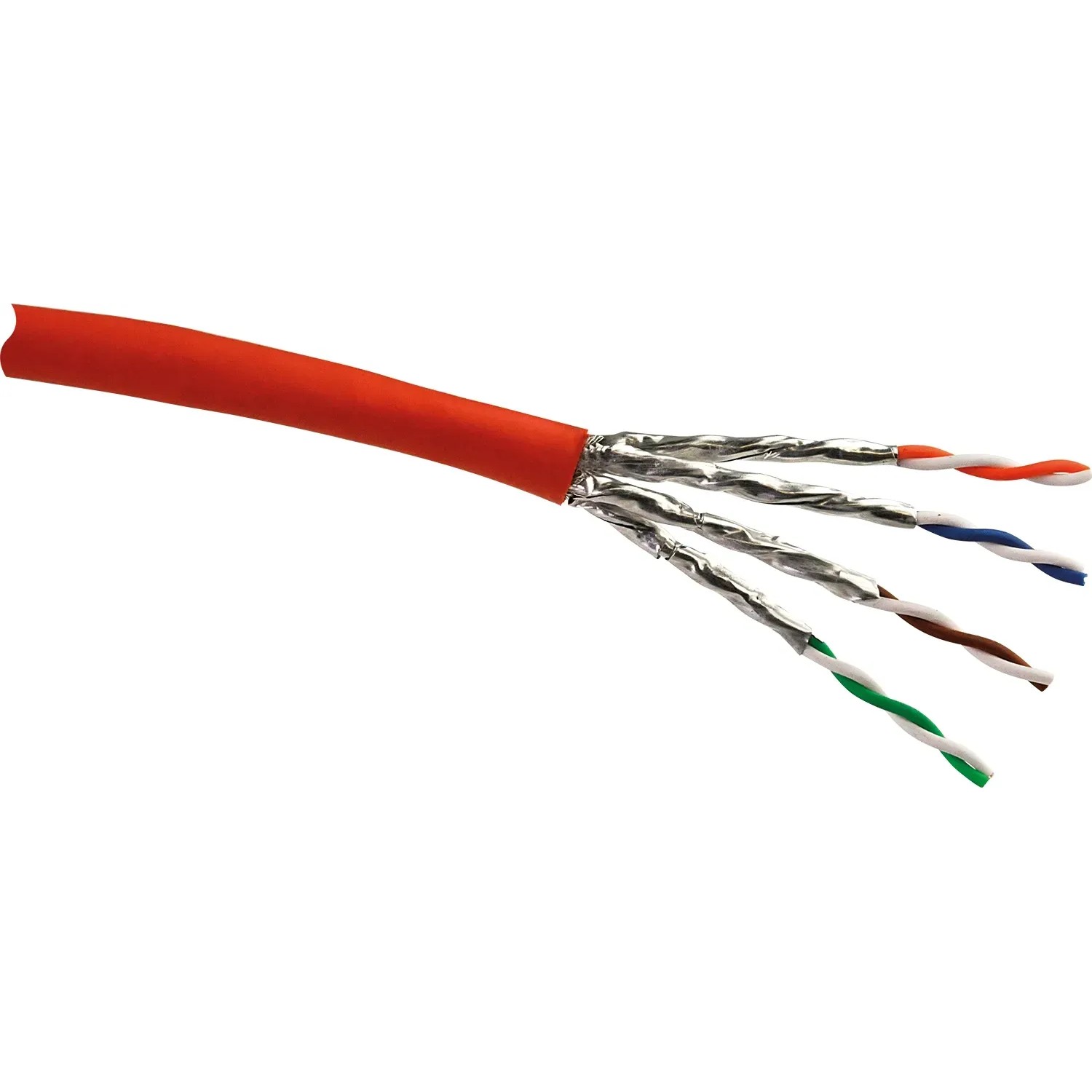 E-shop Schwaiger Sieťový kábel S/STP CAT 7 oranžový 25 m