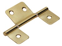 Hettich Záves pre lamelové dvere 88 mm x 20 mm pomosadzená oceľ, 2 ks