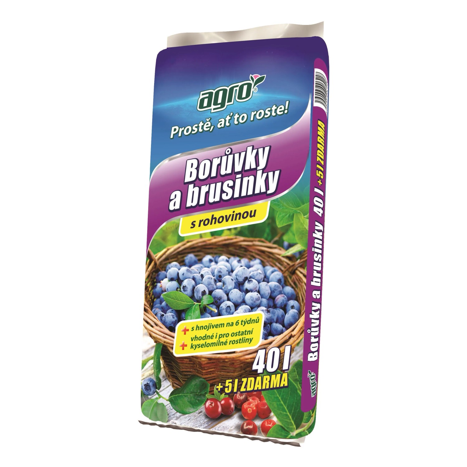 E-shop AGRO Substrát pre čučoriedky a brusnice 40 l + 5 l ZADARMO
