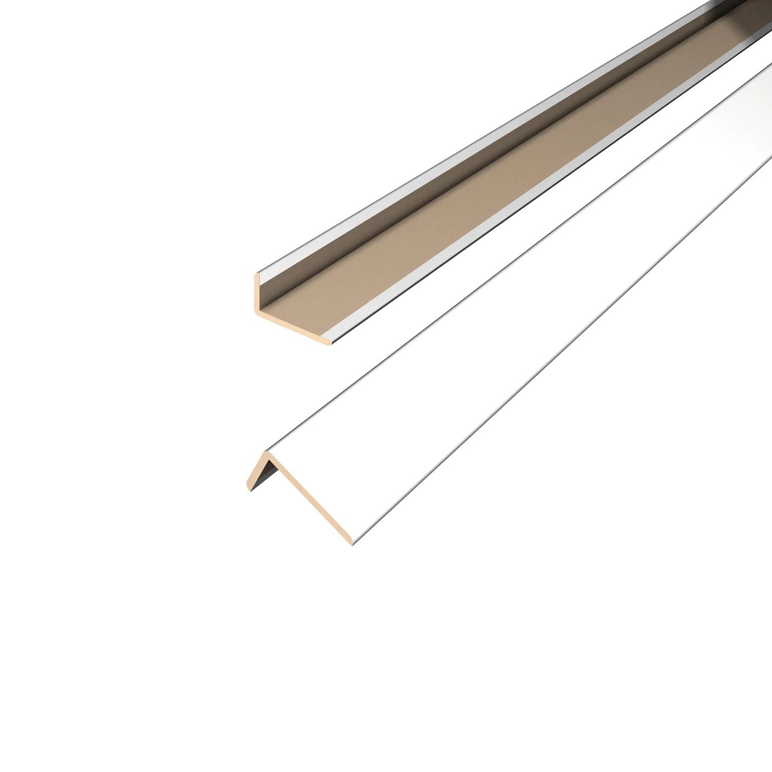 E-shop Egger Rohová lišta pre stenový panel DecoWall WL201 biela 2,4 m