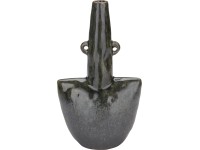 Váza Ancient Secrets, tmavo sivá, 25 x 14 x 8 cm