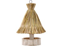 Kŕmidlo pre vtáky guľaté s doskovou strechou 19 cm x 30 cm Kŕmidlo pre vtáky guľaté s doskovou strechou 19 cm x 30 cm