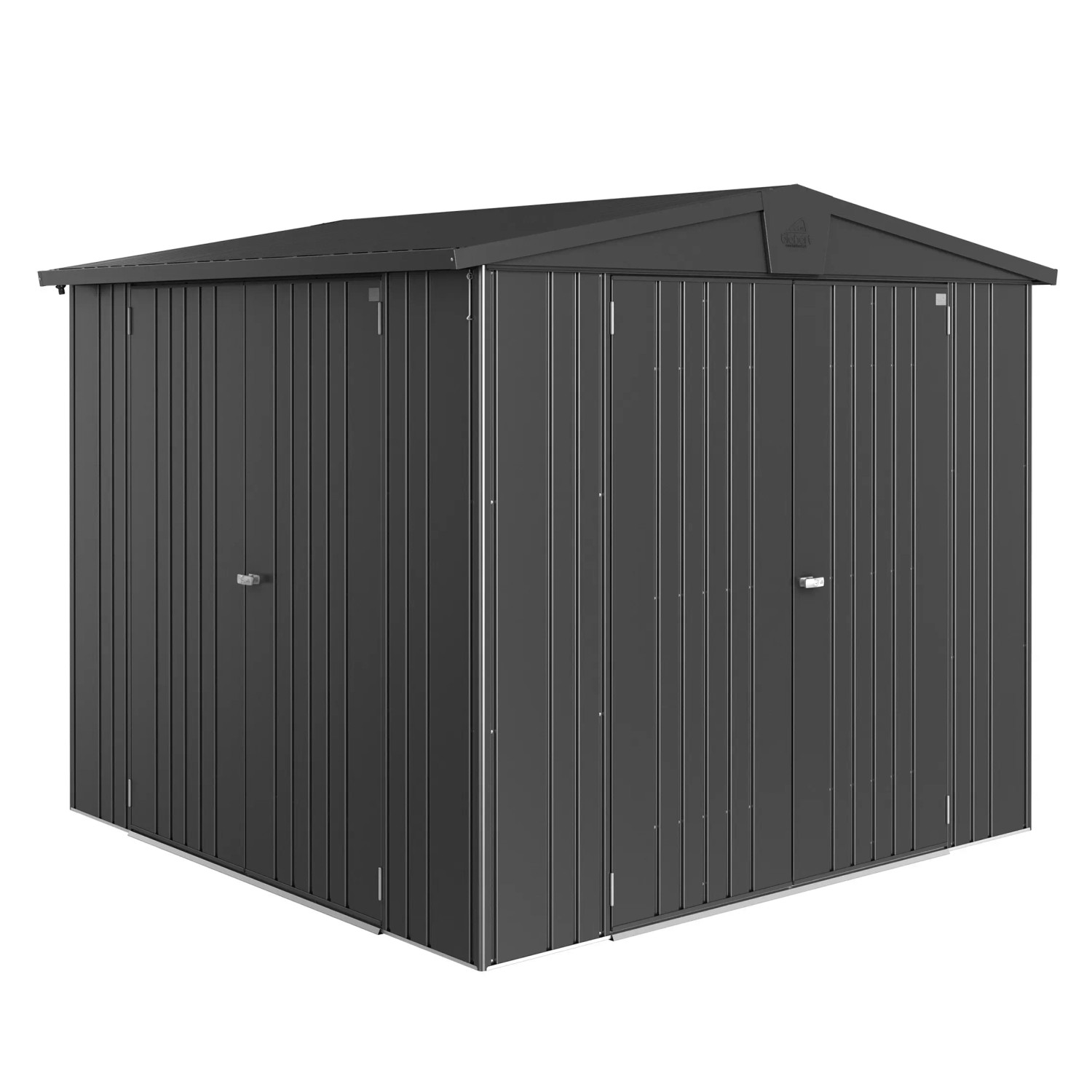 E-shop Biohort Prídavné dvojkrídlové dvere pre domček Europa tmavosivé 172 x 148 cm